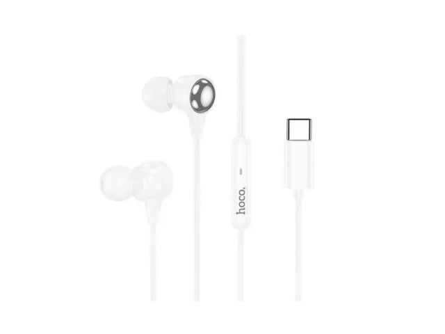 hoco Universal Earphones Type-c With Mic M116 White