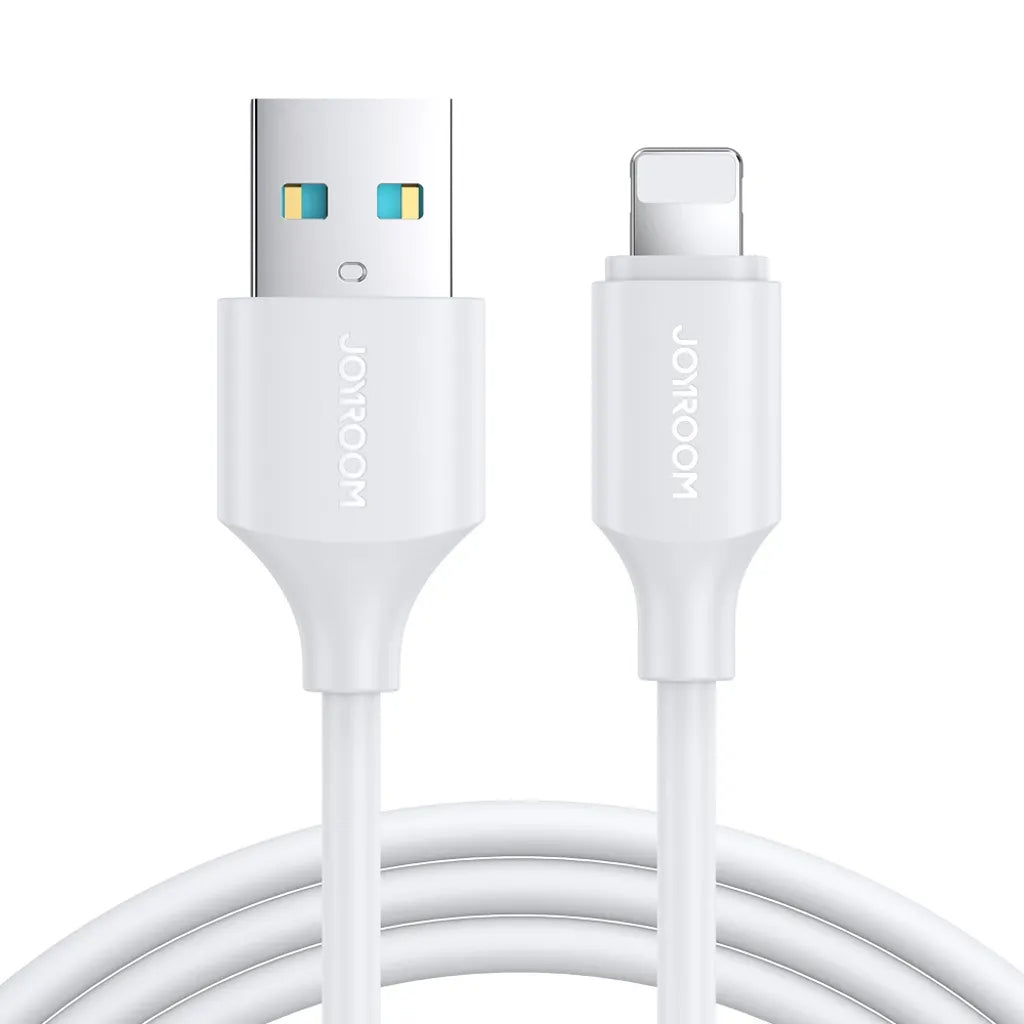 Joyroom Fast Charging Data Cable USB-A TO Lightning 3A 1m - White