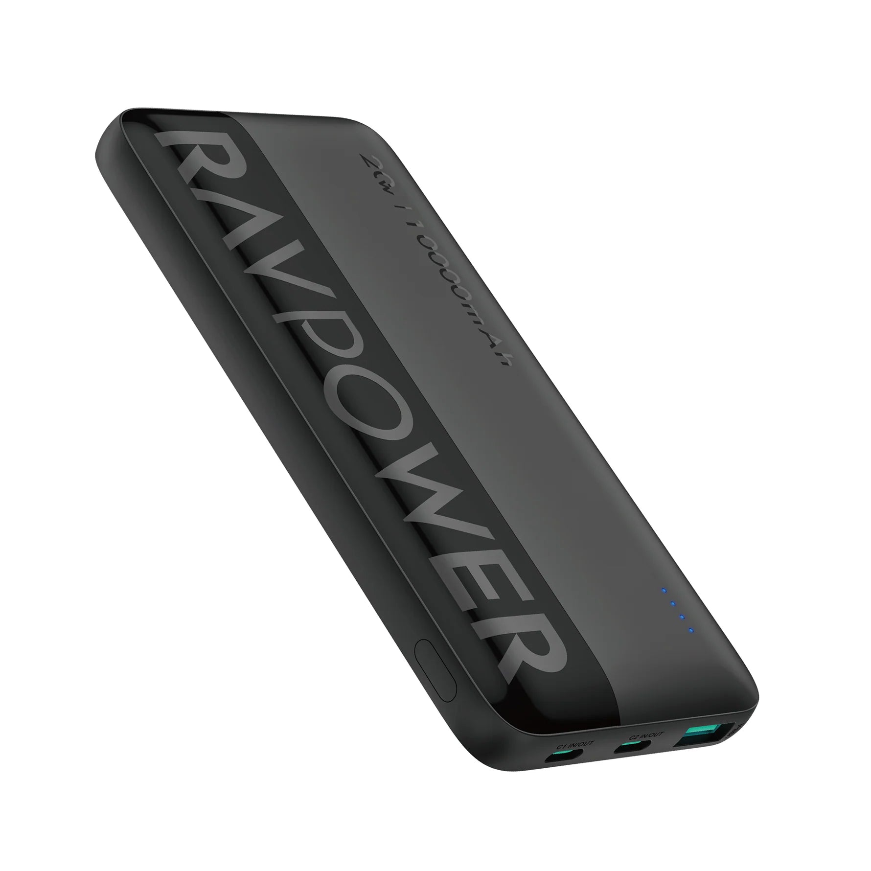 Ravpower PD Pioneer 10000mAh 20W 3-Port Power Bank RP-PB1228 - Black