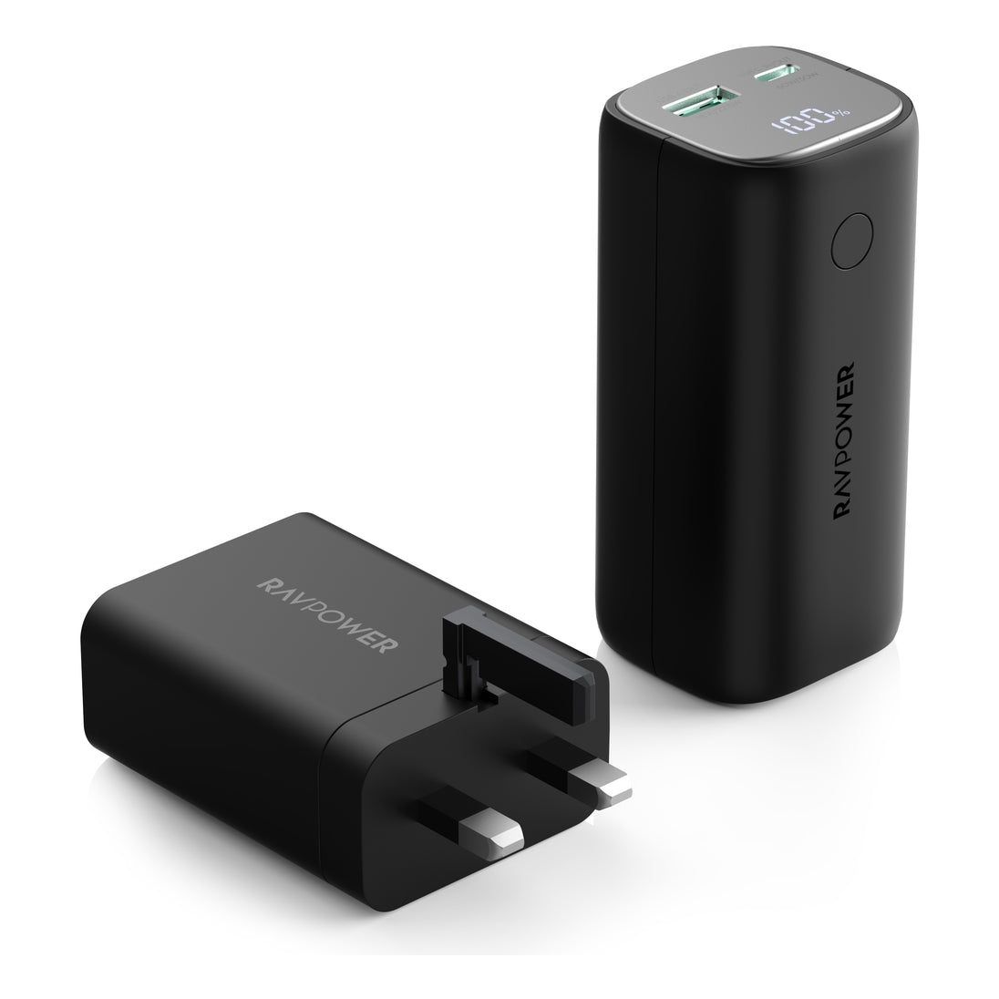 Ravpower PD 10400 30W 2 Port Power Bank + 65W Wall Charger Combo PB208 Sup