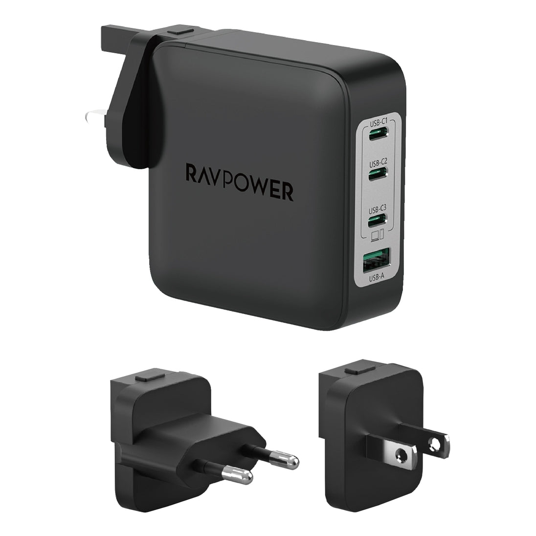 Ravpower PD Pioneer 200W 4-Port Gan Wall Charger - RP-PC1088