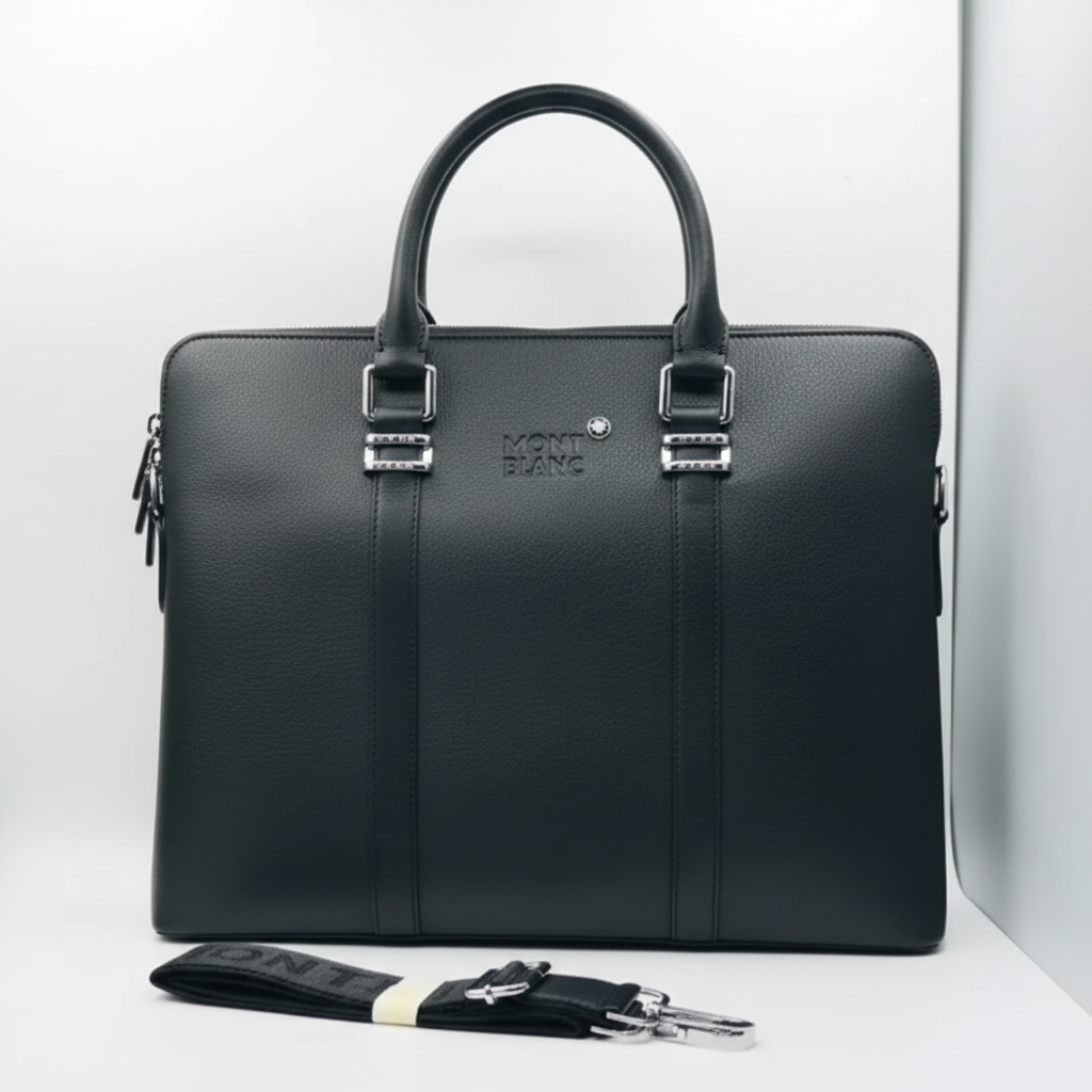 Mont Blanc Laptop Bag F1967 Black