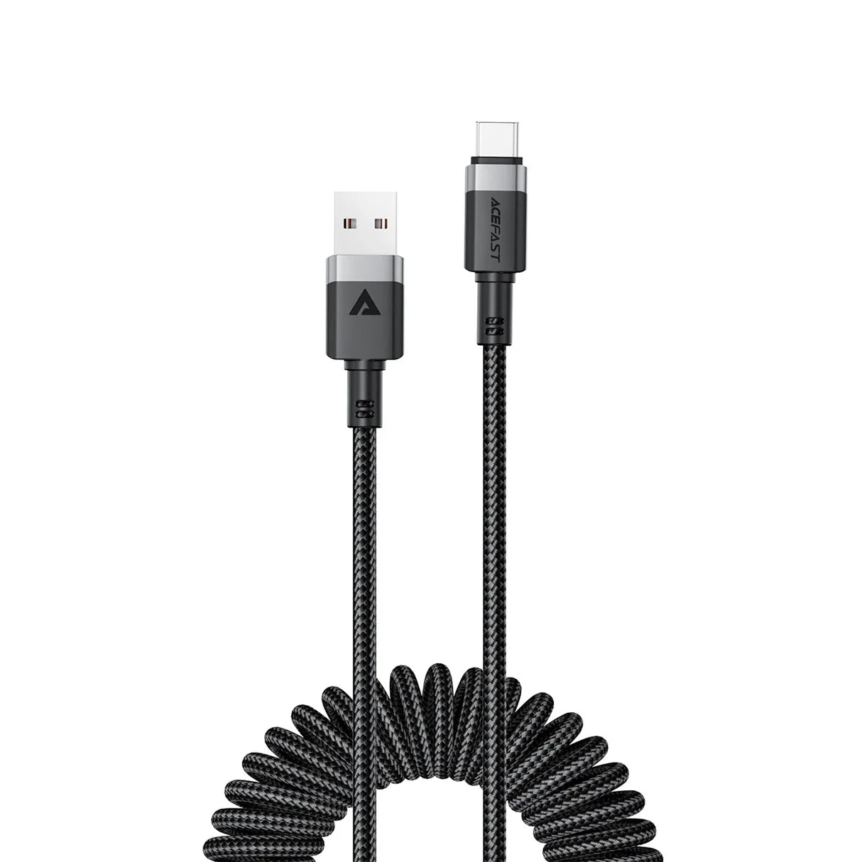 كابل بيانات وشحن سريع من Acefast، من USB-A إلى USB-C، بطول 1.2 متر - C14-04، أسود