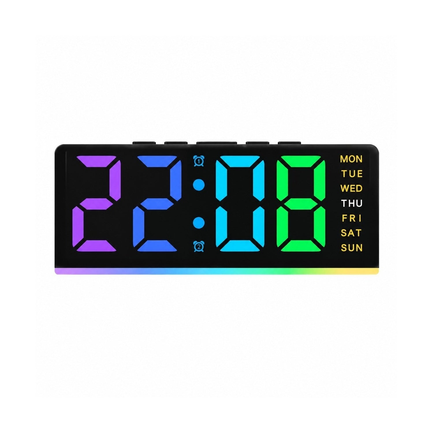 Digital Smart Wall Watch GH 0739RGB