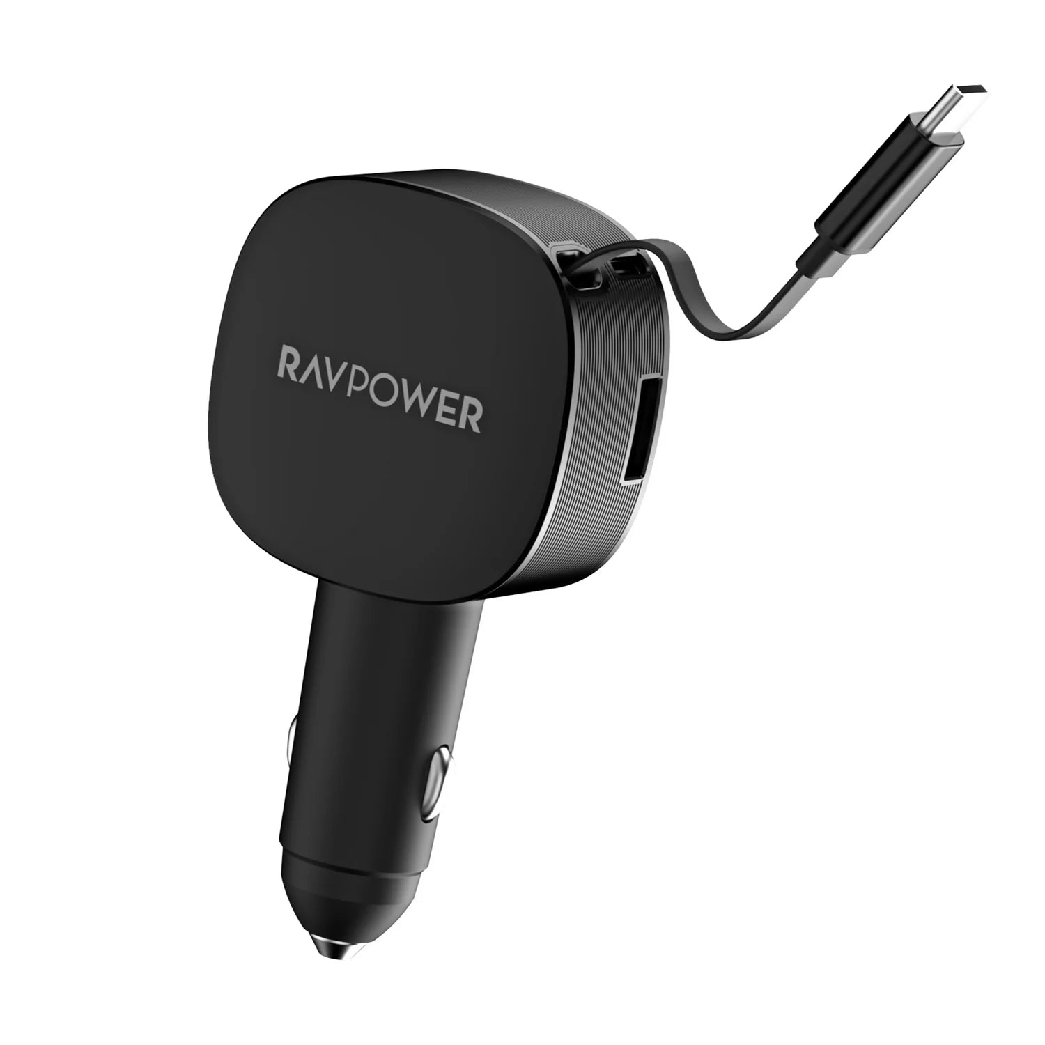 Ravpower Total 75W Cable Car Charger RP-VC1021 Black