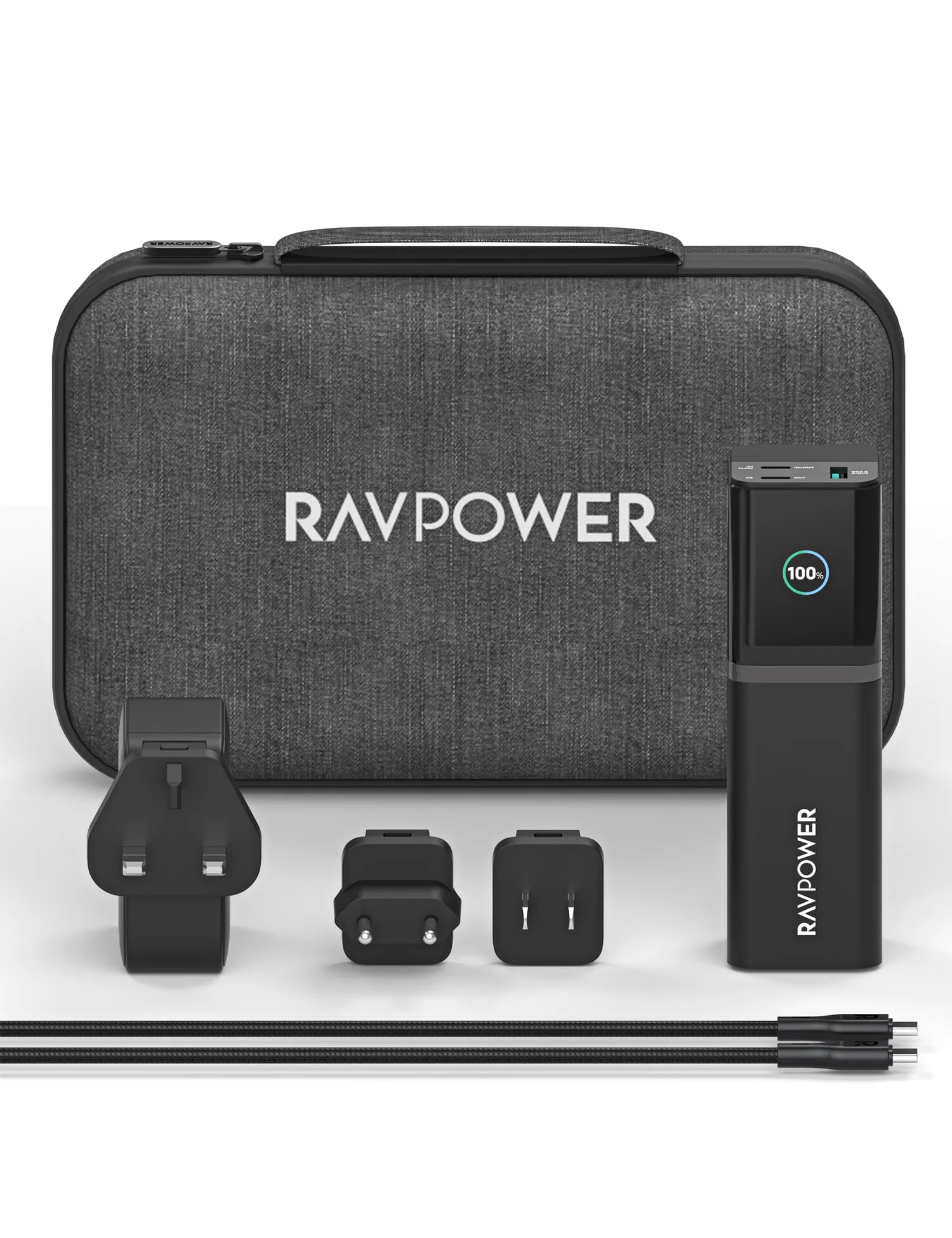 Ravpower Ultra Temp Pro 3 IN 1 Combo Power Bank 140W PB1243 Black