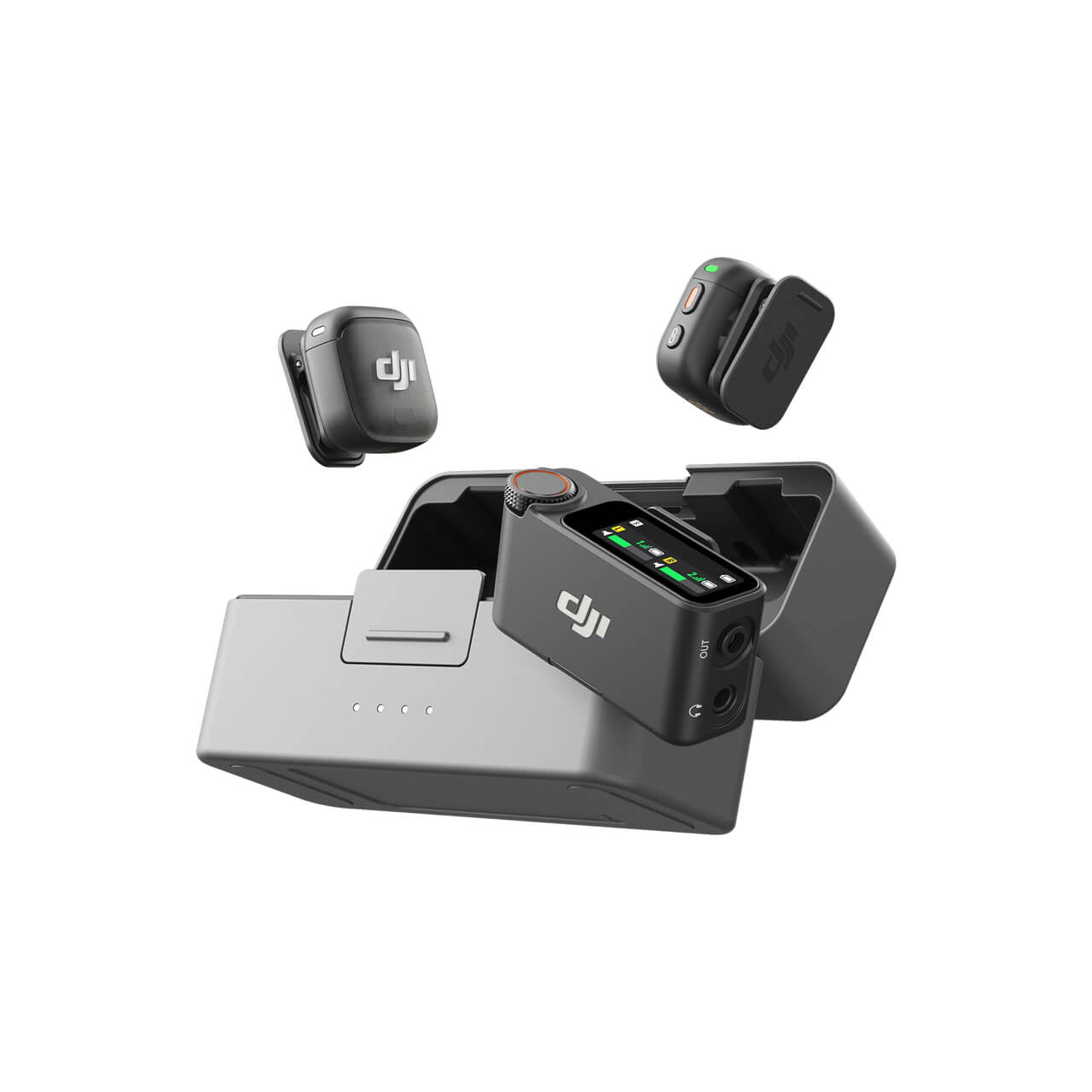 dji Mic 3 wireless Microphone Sans Fil (2TX+1RX) Charging Case