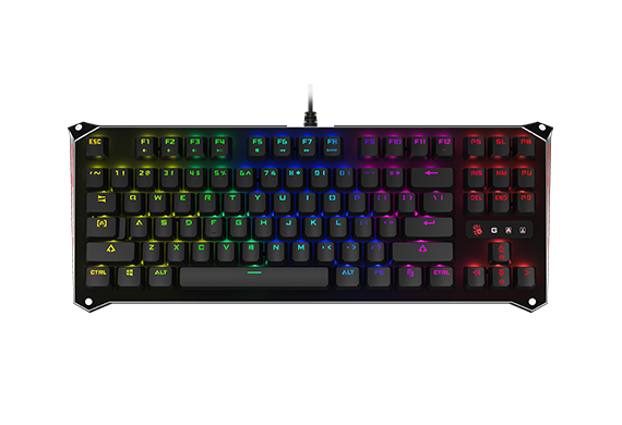 Bloody Light Strike RGB Animation Gaming Keyboard - B975P Black