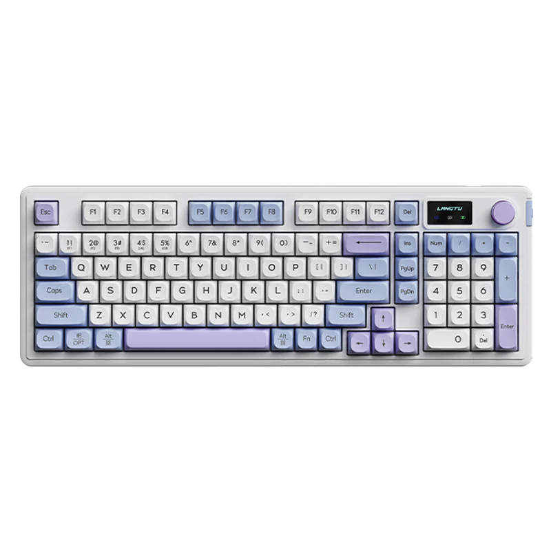 Langtu RGB Wired L Series Silent Keyboard - L98 White