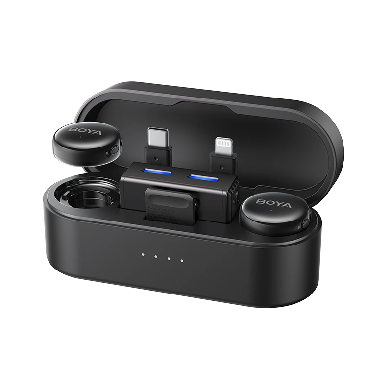 ميكروفون لاسلكي بحجم زر BOYA Link 3 يعمل بالذكاء الاصطناعي