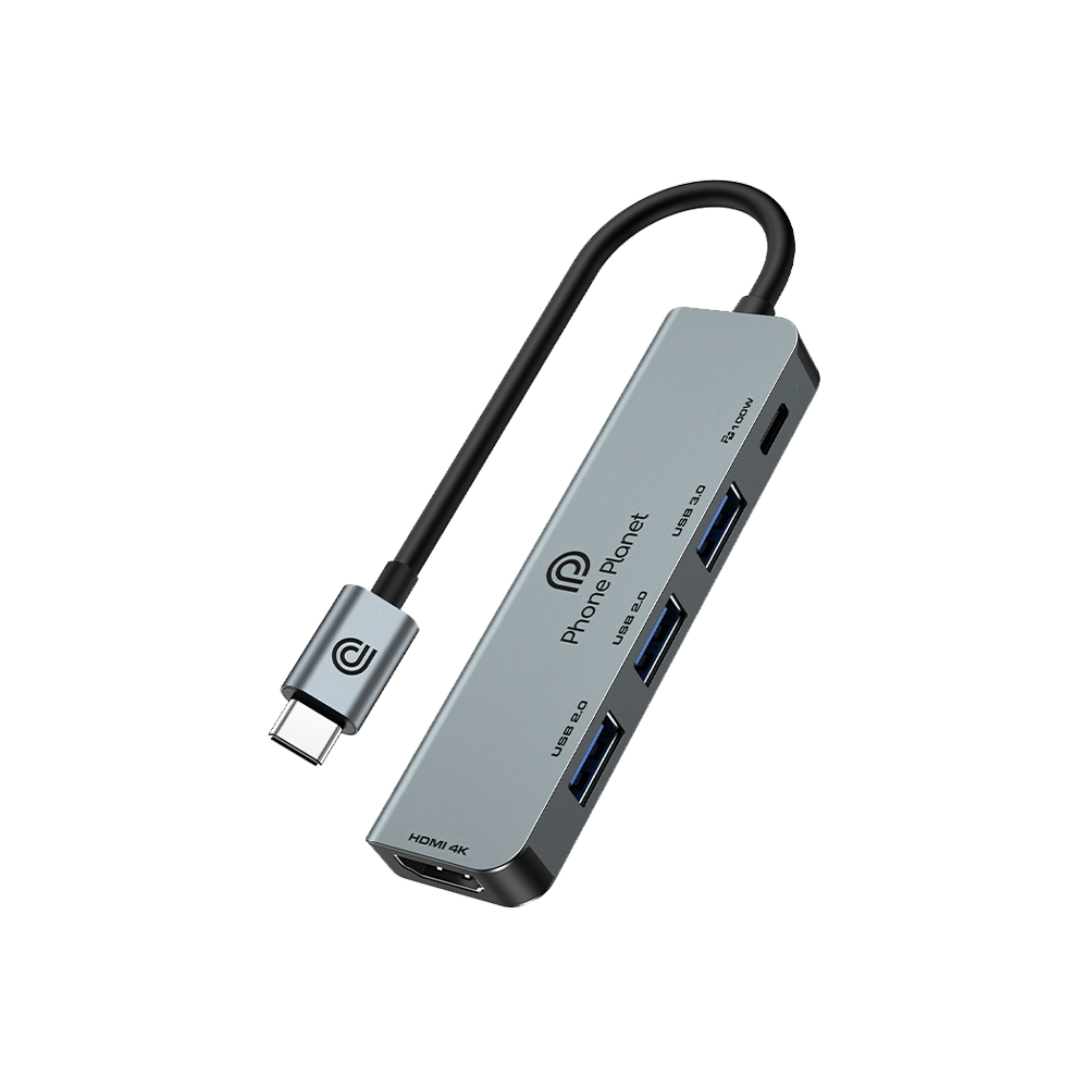 Phone Planet Type-C Input Multifuction Hub Suitable For Laptop Use PP-DS05
