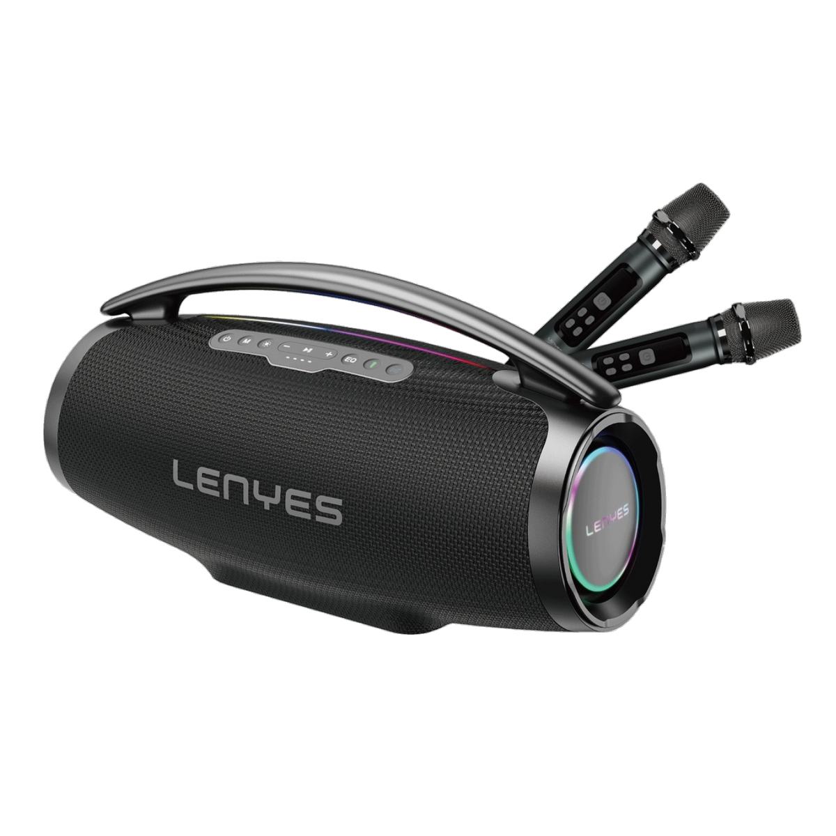 Lenyes Party Speaker Boost X 600W With 2 Microphone