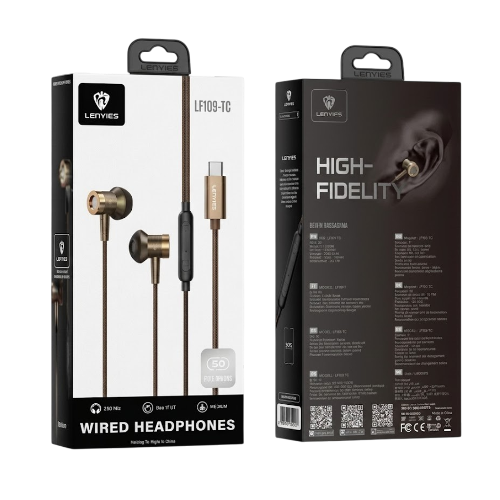 Lenyes Wired Headphones LF109-TC