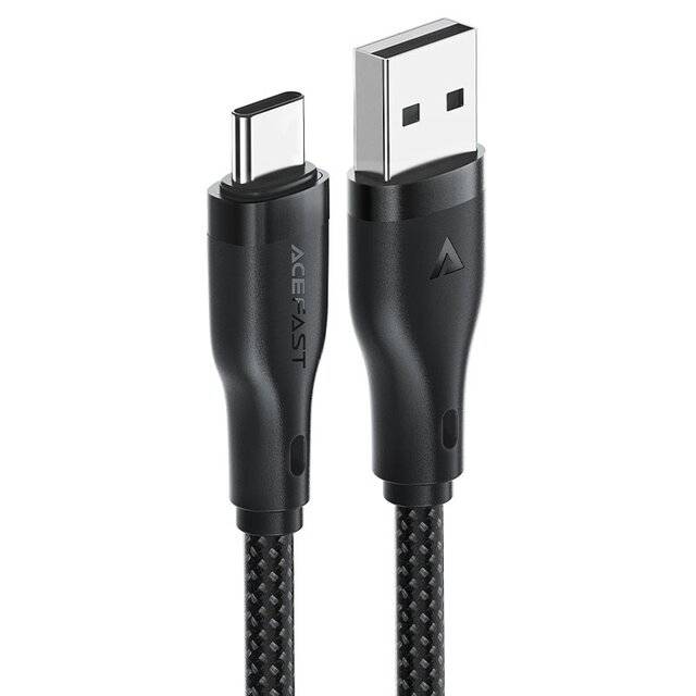 Acefast Fast Charging Data Cable USB-A TO USB-C 1.2m - C8-04 Black