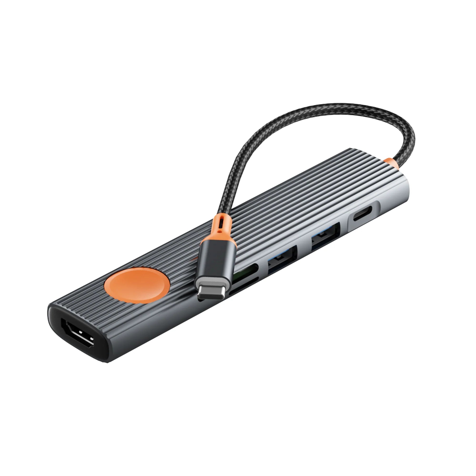 Wiwu Travel 7 IN 1 USB-C Hub WI-HB007 Gray