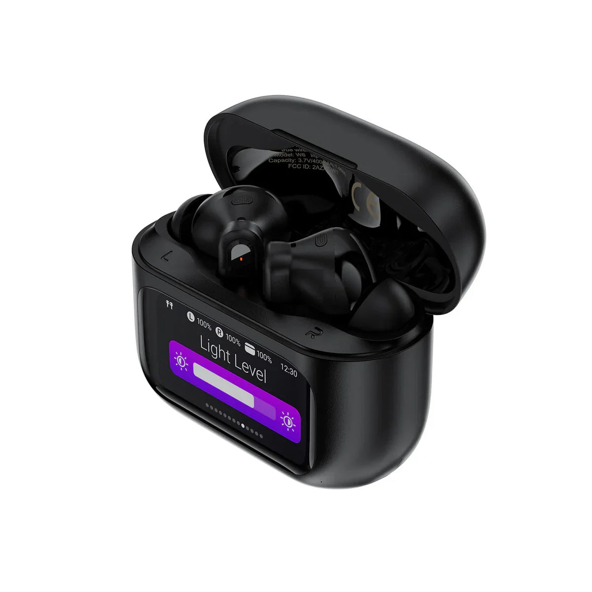 Acefast ANC+Ai ENC TWS Earbuds Smart Multi-Task Color Display W6 BlackAcefast ANC+Ai ENC TWS Earbuds Smart Multi-Task Color Display W6 Black