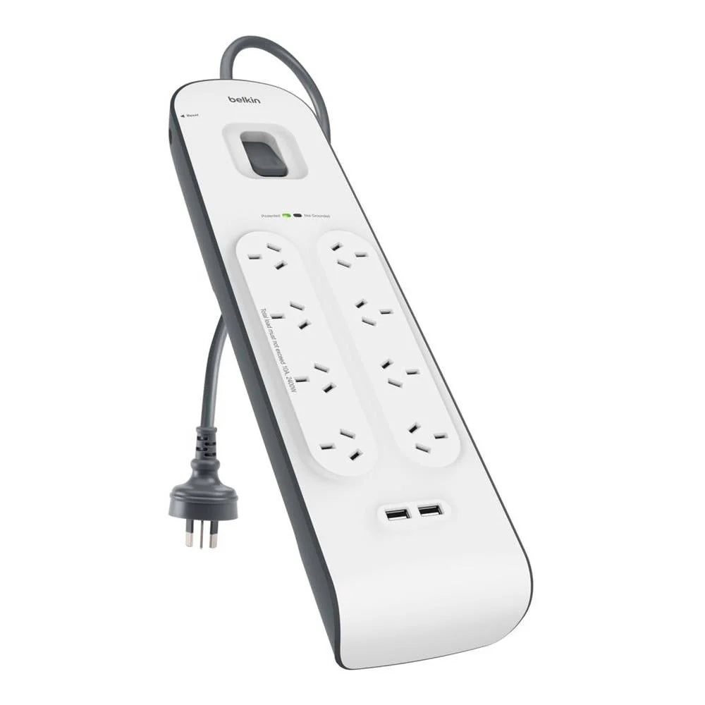 Belkin Surge Plus 2 USB Surge Protector Socket