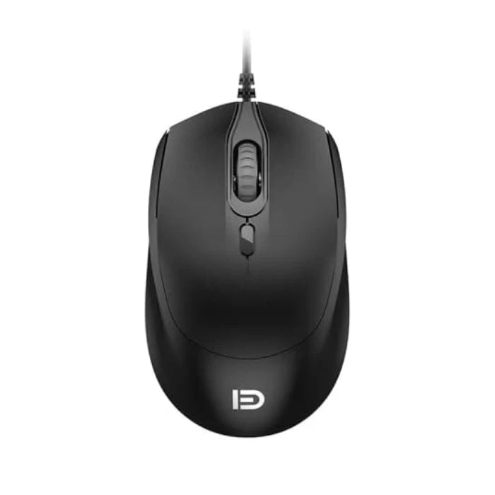 Fude Fashion Wired Mouse 3600N - Black