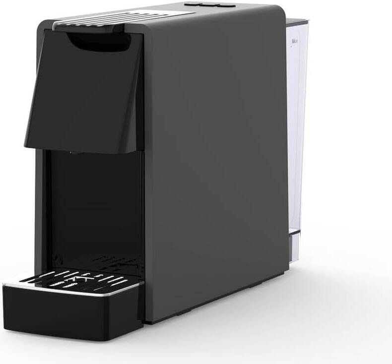 ماكينة صنع قهوة كبسولة Lepresso إيطالية بمضخة/تدفق ميتار - أسود