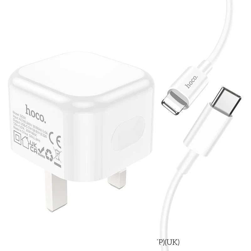 hoco PD20W Folding Charger DC91