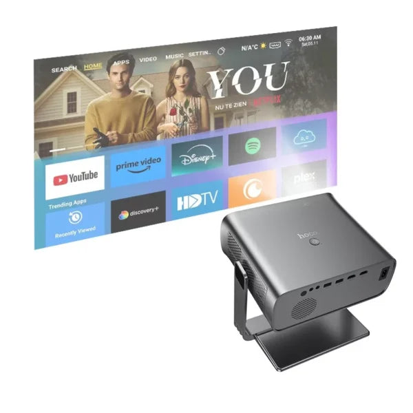 hoco Android Version HD Mini LCD Wireless Projector 1080P DT5