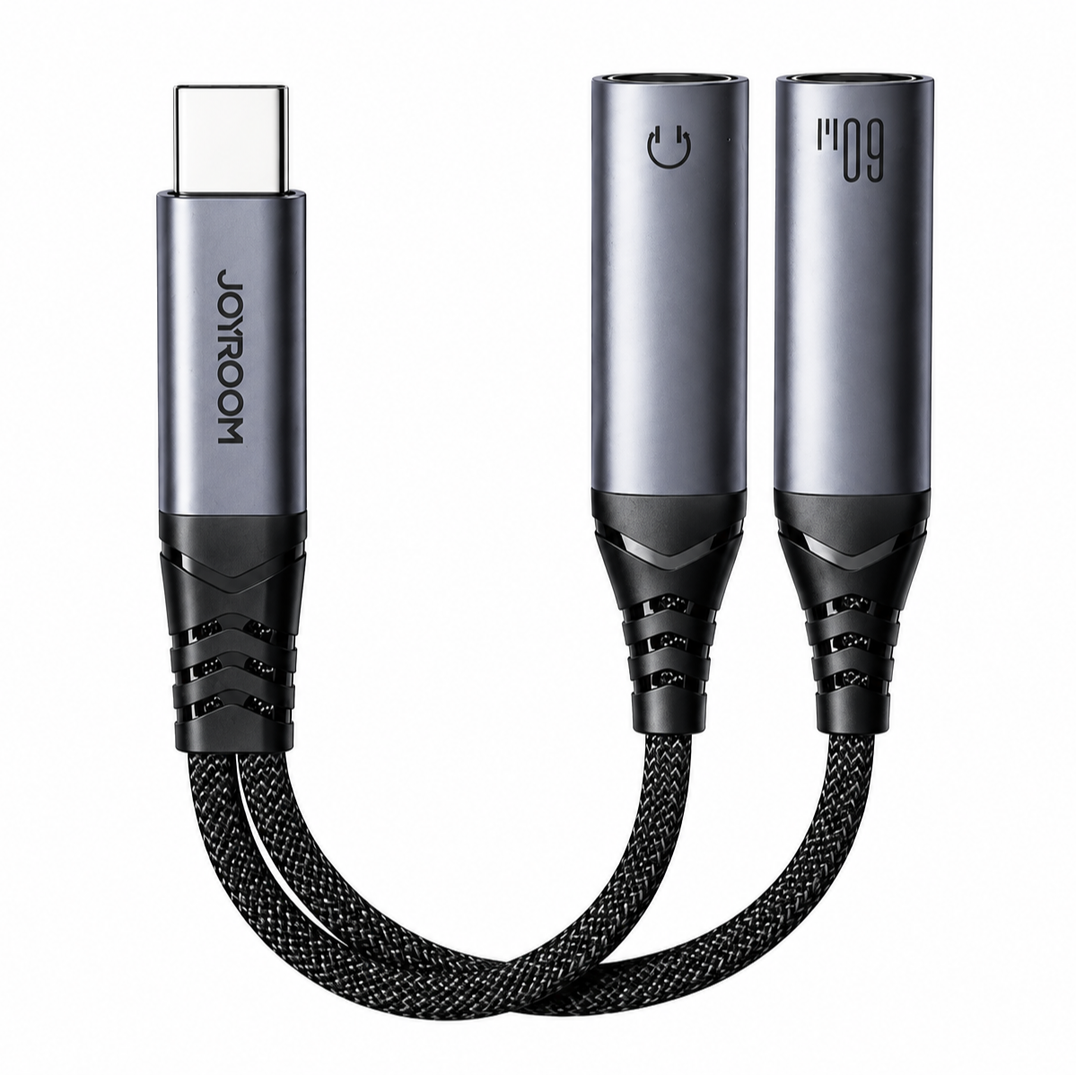 Joyroom 2-in-1 Audio Adapter USB-C To Dual USB-C 60WPD SY-C03