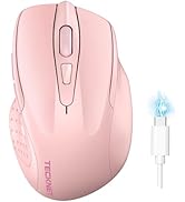 Fude Bluetooth & 2.4G Multi-Mode Ventical Hold Wireless Mouse - M901T Pink