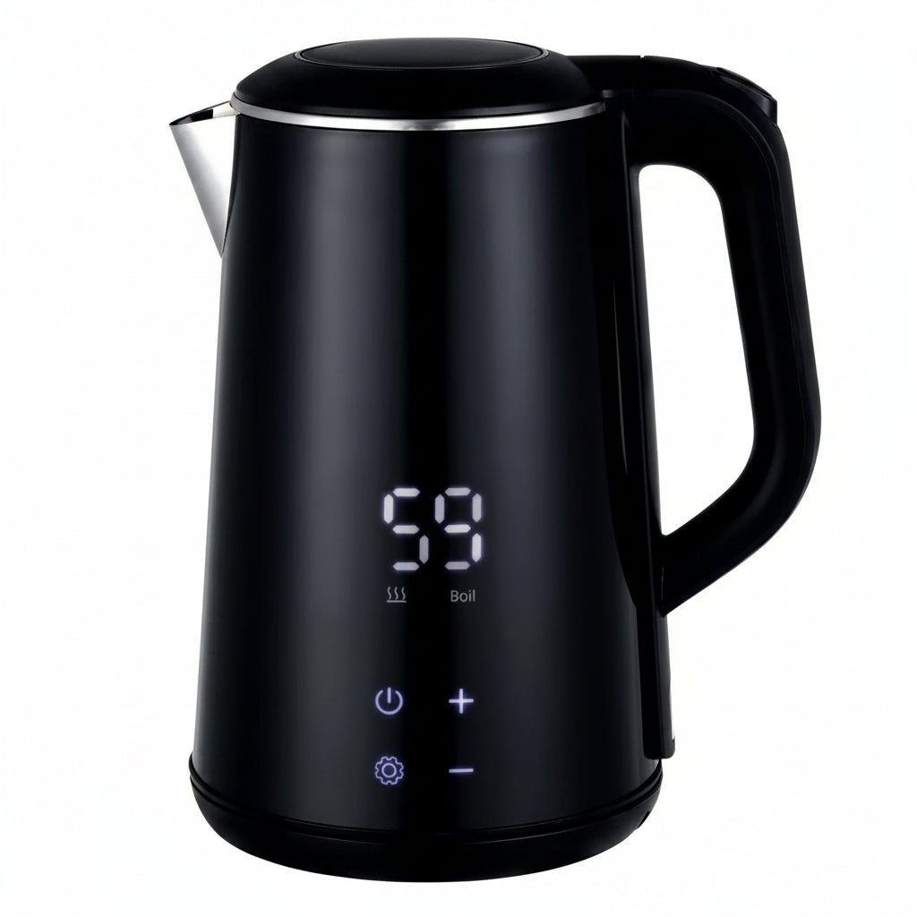 Denx Electronic Tempereture Comtrol Kettle 1.6ml DX2087 Black