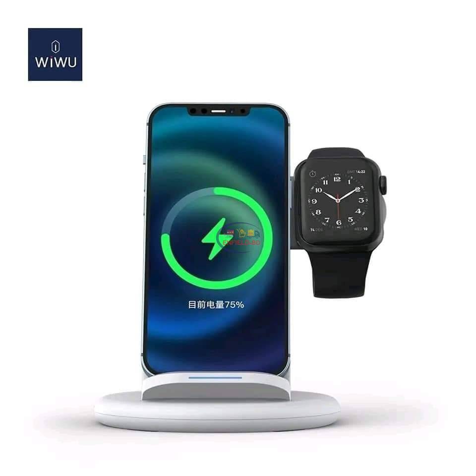 Wiwu Power Air 3 IN 1 Wireless Charging Station 15W