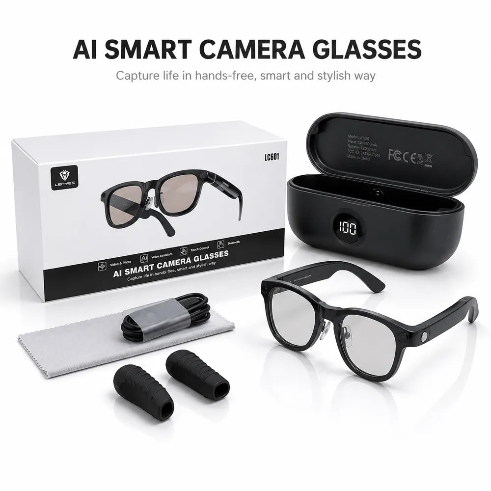 Lenyes Ai Smart Camera Glass LG01 Black