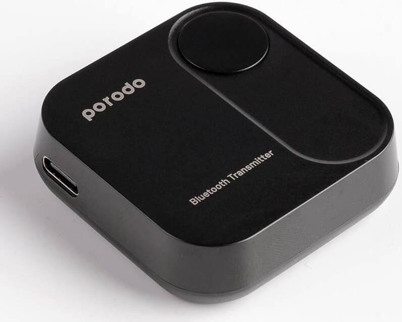 Porodo Audio Transmitter Connects Two Headphones Simultaneously