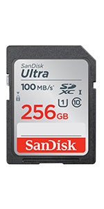 Sandisk Ultra SD Card Camera 256GB