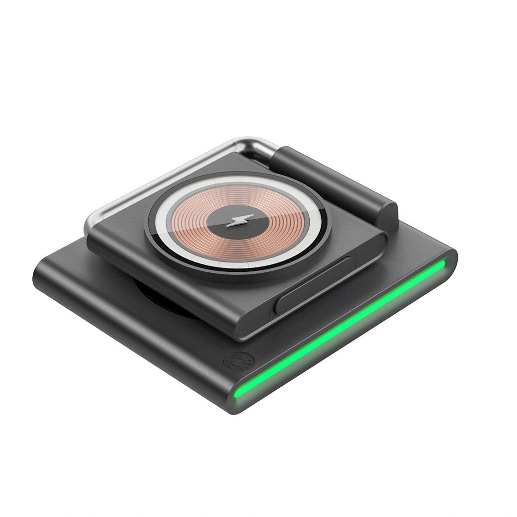 Wiwu Geek 3 IN 1 Wireless Charging Folding Magnetic Suction Conventient 15W - WI-W023