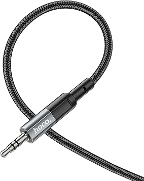 Hoco 2 IN 1 Digtal Audio Conversion Cable Aux TO Typ-C And Usb-A 1M UPA23 - Black