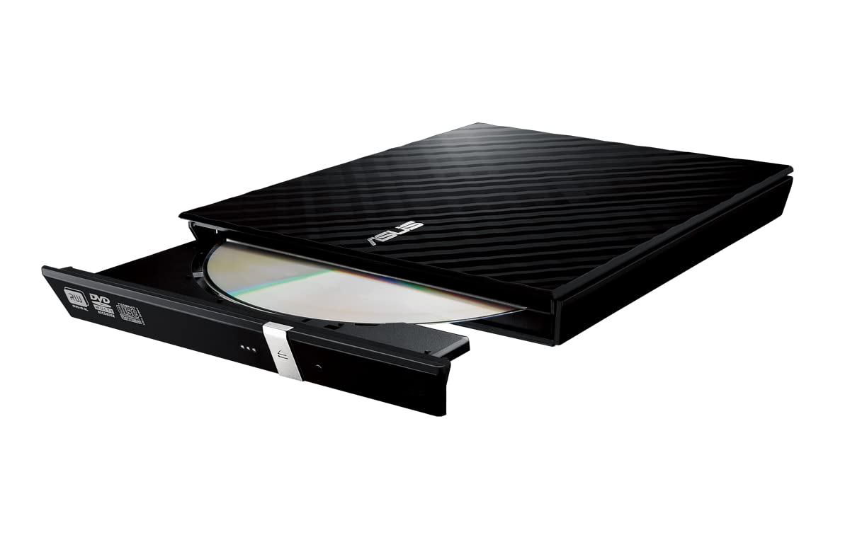 محرك أقراص DVD-RW خارجي رفيع من Asus Sdrw-08d2s-U Lite