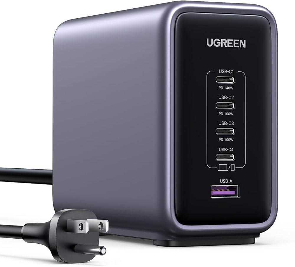 Ugreen Nekode 5Port Gan Desktop Fast Chareger 300W-CD333