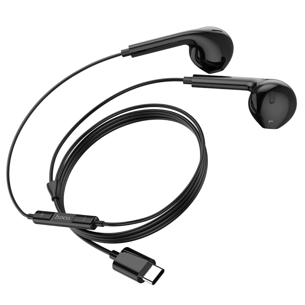 hoco Digital Earphone Type-c With Microphone M101 Max Black