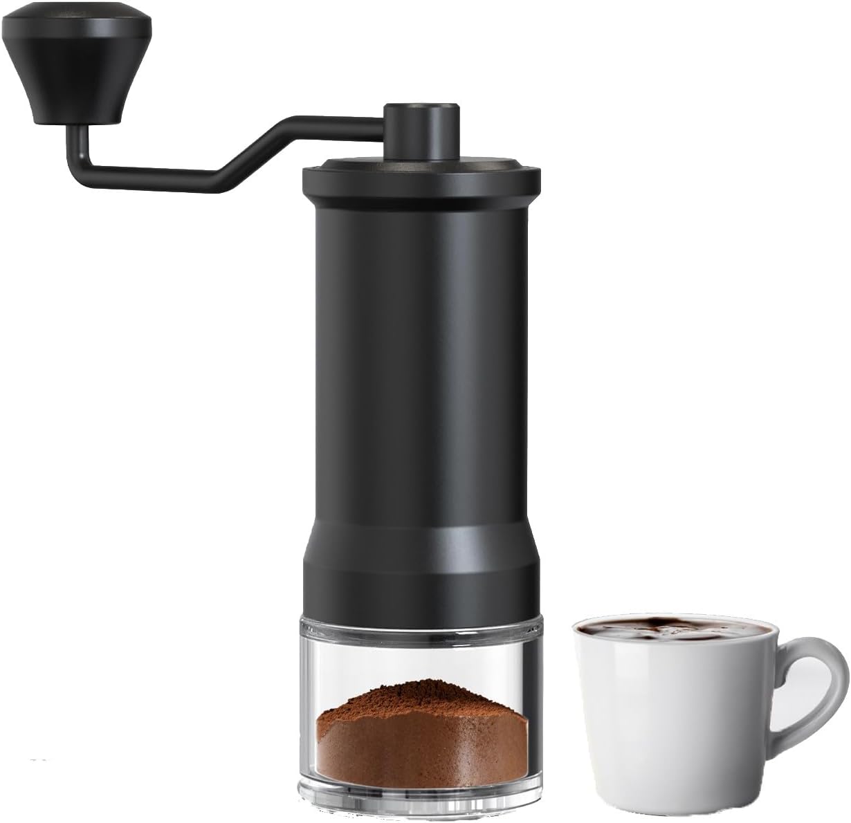 Lepresso High Precision Conical Burr Grinder Glasss Container
