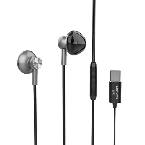 Lenyes Type-c Plug Earphones LF77 Black