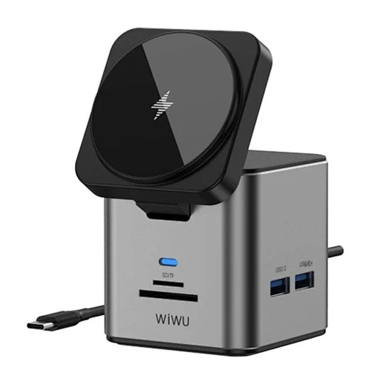 Wiwu Cube Hub 9 in 1 USB-C Docking 100W