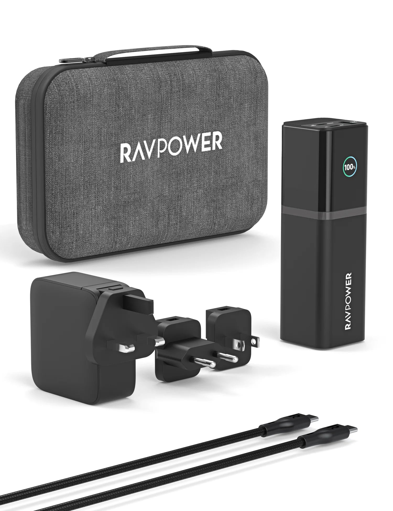 Ravpower Ultra Temp Pro 3 IN 1 Combo Power Bank 140W PB1243 Black