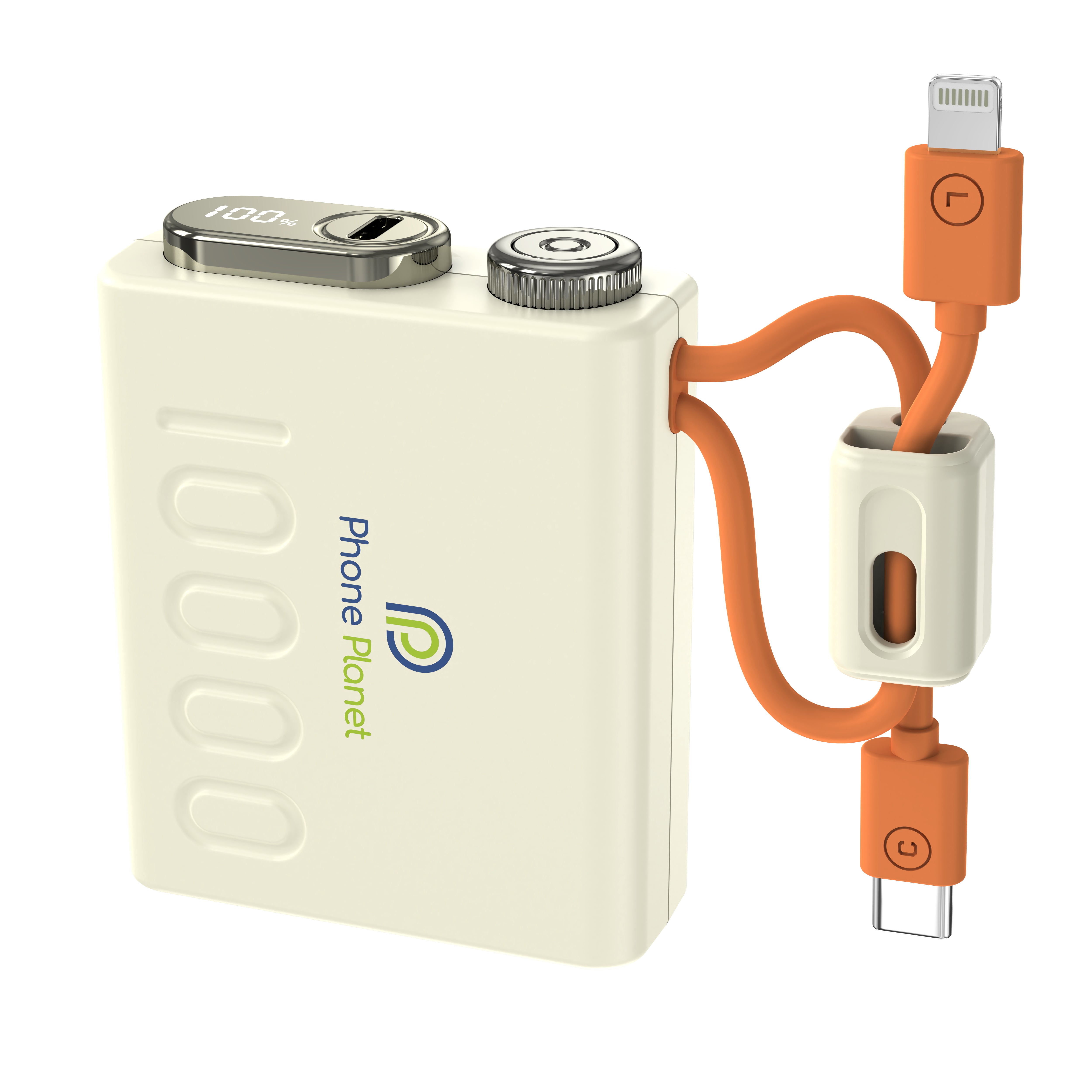 Phone Planet Mini Fast Charge Power Bank 10000 With Type-C +Lightning Cable 22.5W Max PP-PB22.5W 09