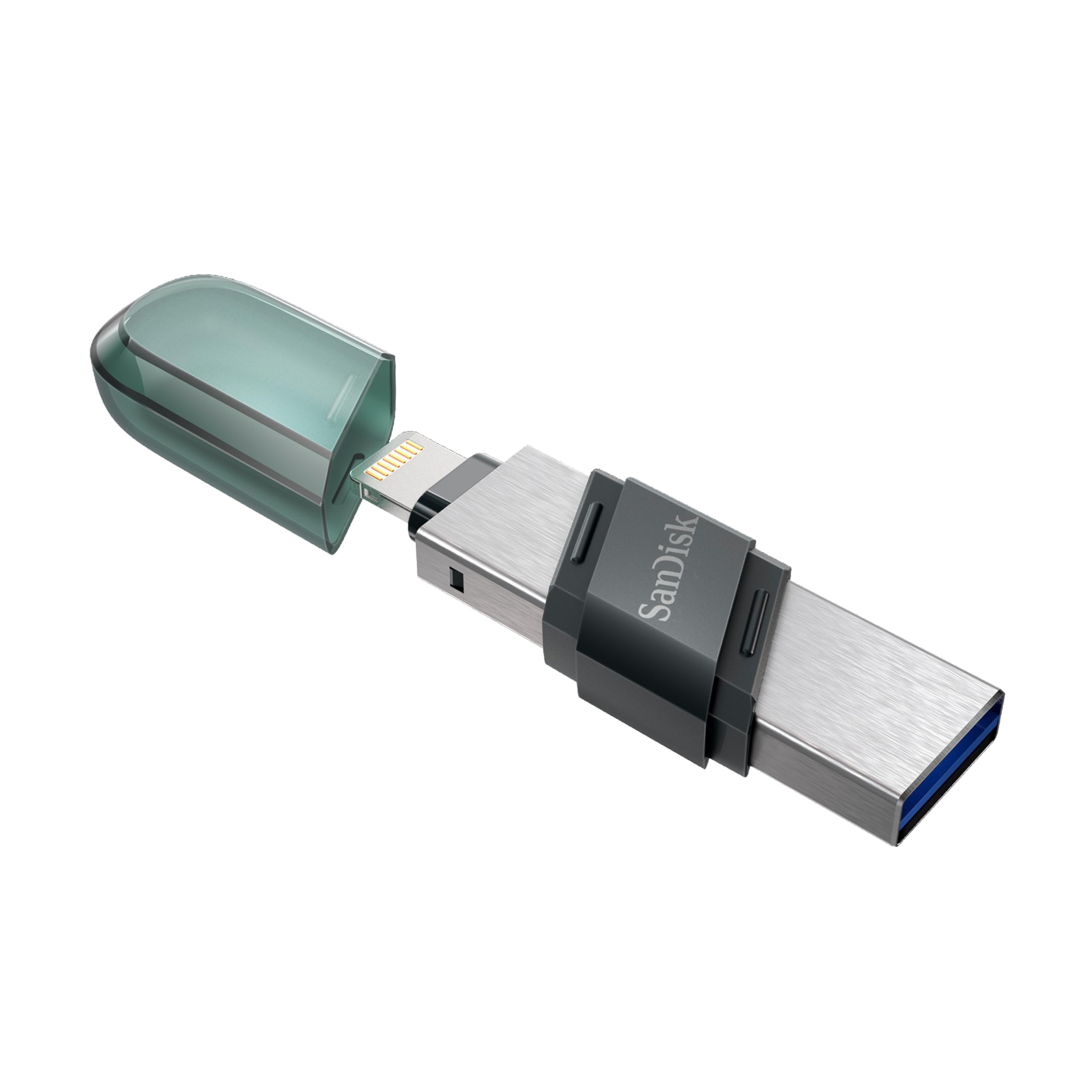 محرك أقراص فلاش Sandisk ixpand قابل للطي لمنفذ USB إلى Lightning سعة 256 جيجابايت