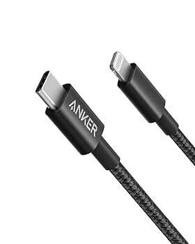 كابل Anker USB-C إلى Lightning بطول 6 أقدام