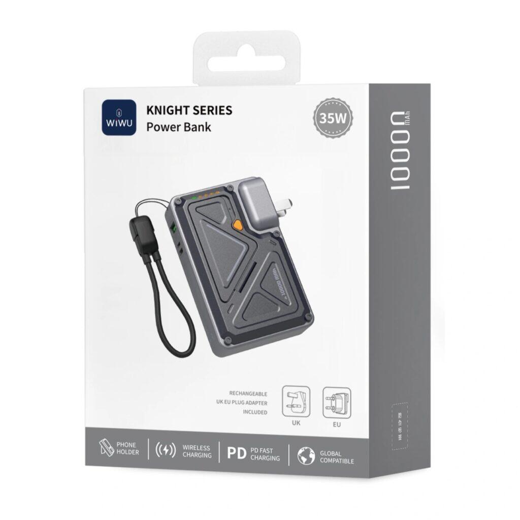 Wiwu Knight Series Power Bank 10000mAh 35W - WI-P057 Black