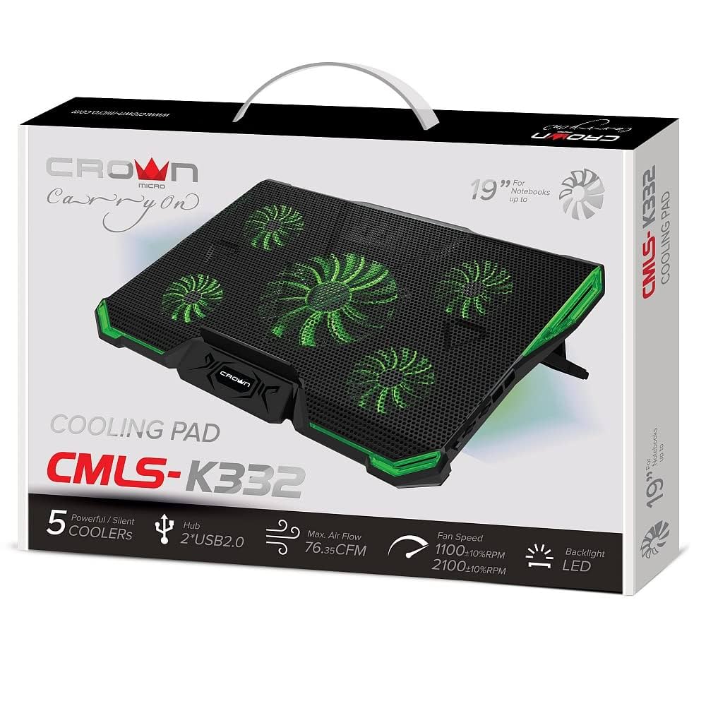 Crown Cmls-K332-Laptop Cooling PAD
