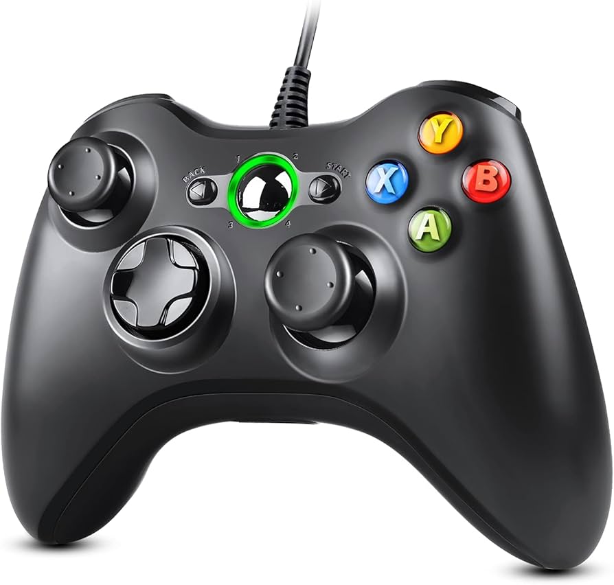 عصا التحكم لأجهزة Xbox 360 والكمبيوتر الشخصي