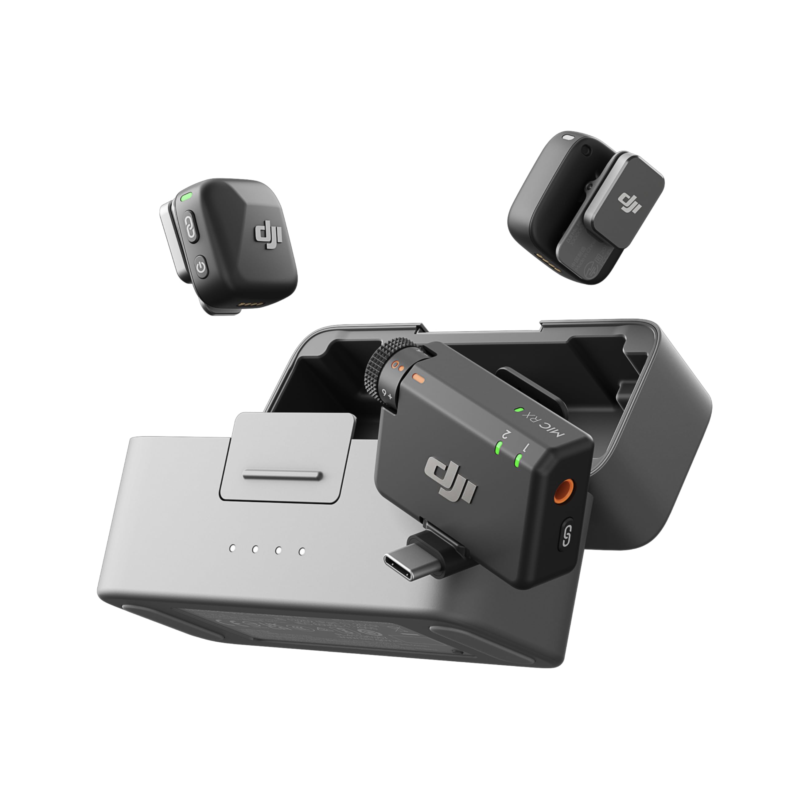 dji Mic Mini 2 Wireless Microphone (2RX+1RX) With Charging Case