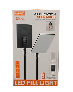 Plokama Application Scenarios LED Professional Photography Fill Light LIVE-P11