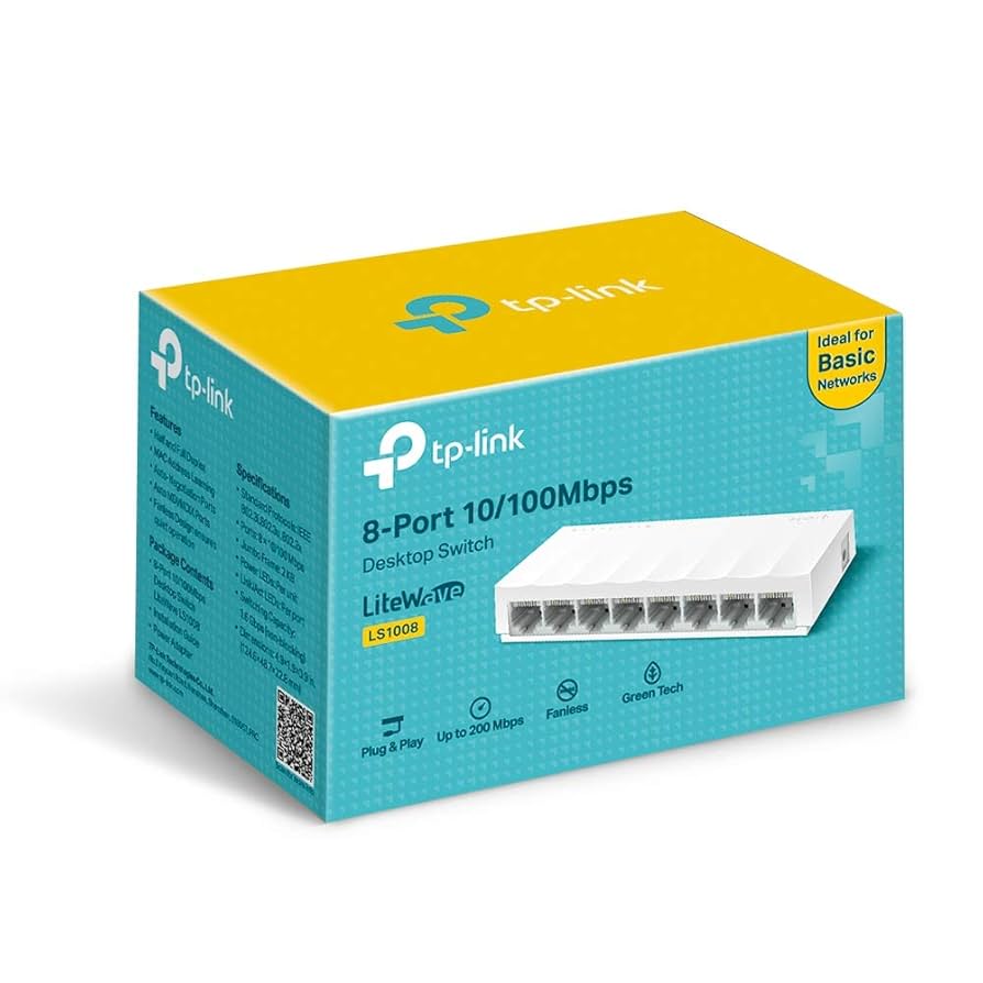TPLINK 5-Port 10/100Mbps LS1008